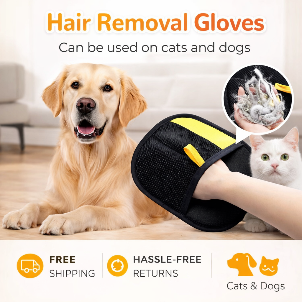 Bark Crew™ Pet Hair Removal Glove