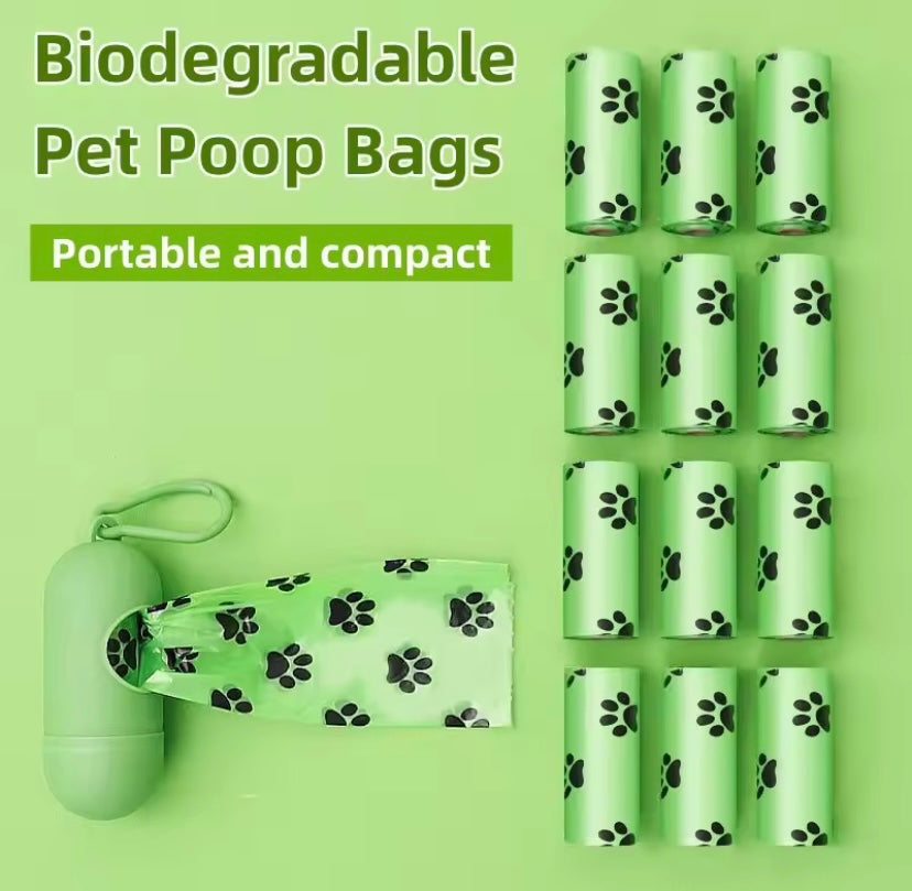 Biological Poo Bags (printed )