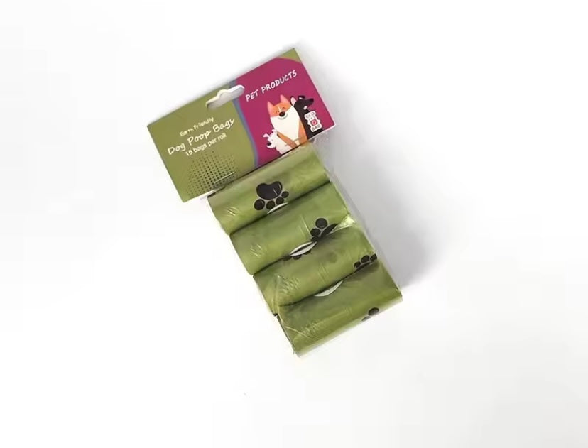 Biological Poo Bags (printed )