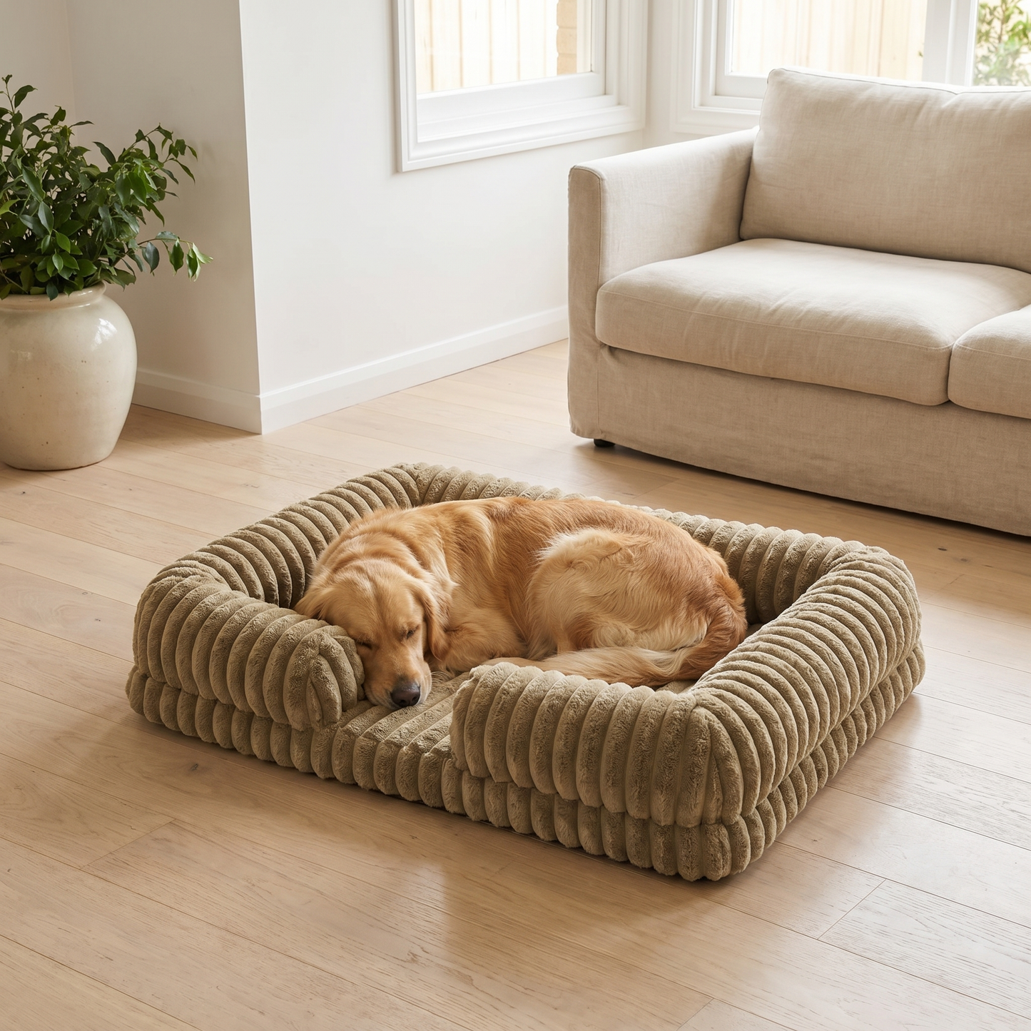 The Bark Crew Orthopedic pet Bed